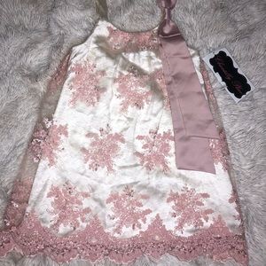 Little girls pink dress